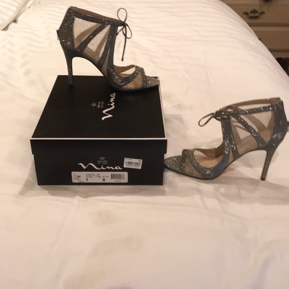 New Silver Dress Sandal Gorgeous!
